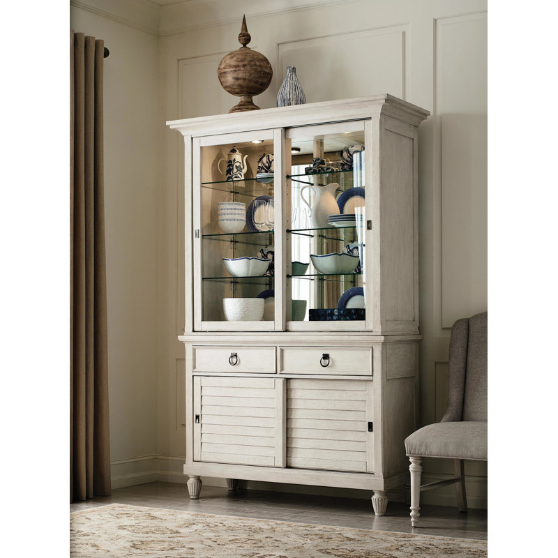 Rosecliff Heights Dunaghy Lighted China Cabinet Wayfair